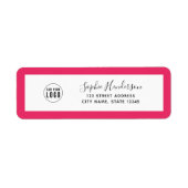 Hinzufügen von Logo-Rücksendeadressen für die benu (Vorne)