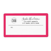 Hinzufügen von Logo-Rücksendeadressen für die benu (Vorne)