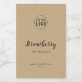 Hinzufügen von Logo-Skript und dem Label "Schrift" Weinetikett (Einzelnes Label)