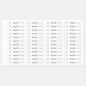 Hinzufügen von Logo-Skript und Schreibmaschine Etiketten (Blatt)