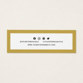 Hinzufügen von Logo Social Media Vielen Dank Editi (Rückseite)