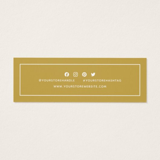 Hinzufügen von Logo Social Media Vielen Dank Editi (Rückseite)