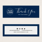 Hinzufügen von Logo Social Media Vielen Dank Editi (Vorne & Hinten)