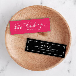 Hinzufügen von Logo Social Media Vielen Dank Editi