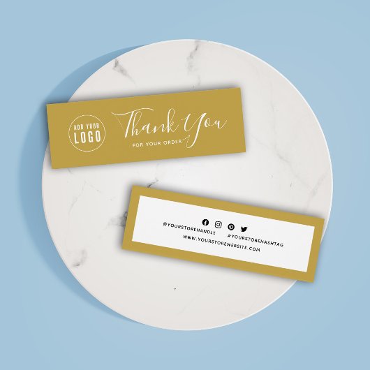 Hinzufügen von Logo Social Media Vielen Dank Editi