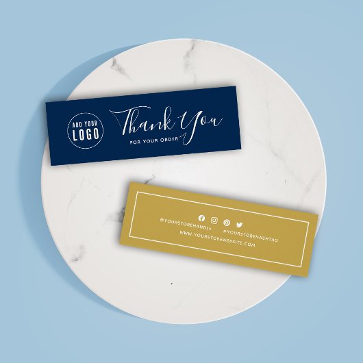 Hinzufügen von Logo Social Media Vielen Dank Editi