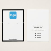 Hinzufügen von Logo-White Oring und Necklace-Displ (Vorne & Hinten)