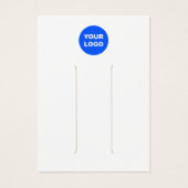 Hinzufügen von Logoklammern mit weißem Haarschnitt (Vorderseite)