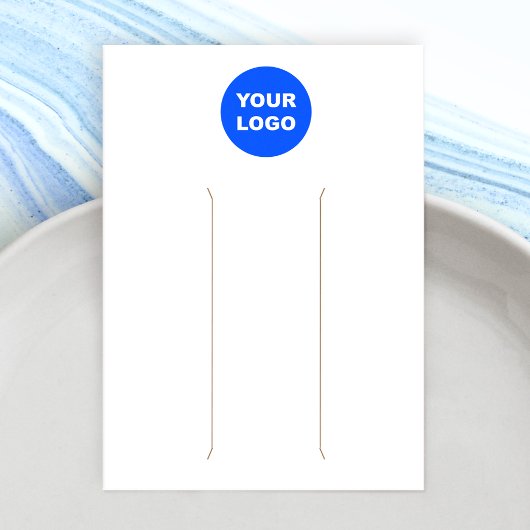 Hinzufügen von Logoklammern mit weißem Haarschnitt