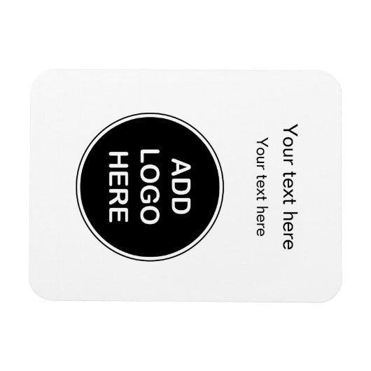 Hinzufügen von Logomagneten für Unternehmen Magnet (Horizontal)