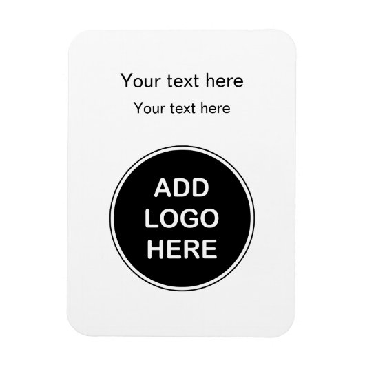 Hinzufügen von Logomagneten für Unternehmen Magnet (Vertikal)