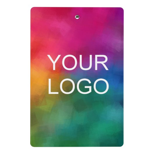 Hinzufügen von Logos für Unternehmen Mini Klemmbrett (Rückseite)
