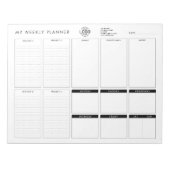 Hinzufügen von Logos Minimalistisch Einfaches, nic Notizblock (Vorderseite)