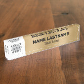 Hinzufügen von Logos Modem Name Titel Einfache fet Namensplakette (Seite)