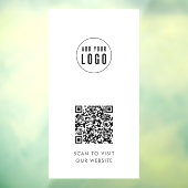 Hinzufügen von Logos und der QR-Code-Verknüpfung I Fensteraufkleber (Blatt 3)
