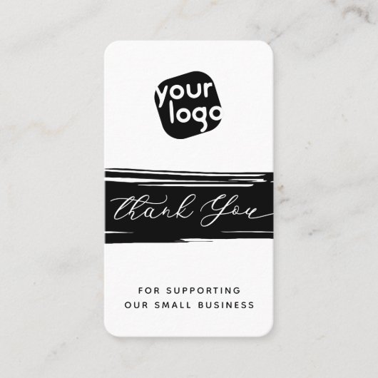 Hinzufügen von Logos und QR-Code Moderner Personal Visitenkarte (Vorderseite)