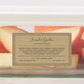 Hinzufügen von Marken-Kalligrafieelementen zu den Etiketten (Befestigt)