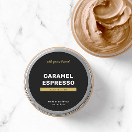 Hinzufügen von Markenbezeichnungen mit vollständig Runder Aufkleber