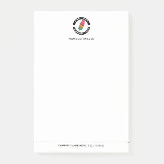 Hinzufügen von Mitarbeitern für das Unternehmen mi Post-it Klebezettel (Vorderseite)