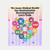 Hinzufügen von Nachhaltigkeitszielen für Ihren eig Fleecedecke (Vorderseite)