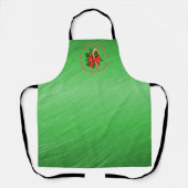 Hinzufügen von Name ändern Text Red Green Christma Schürze (Vorderseite)