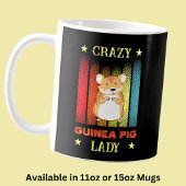 Hinzufügen von Name Bearbeiten Text Crazy Guinea P Kaffeetasse