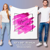 Hinzufügen von Name Bearbeiten Text, den Sie in Ma Fleecedecke