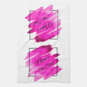 Hinzufügen von Name Bearbeiten Text, den Sie in Ma Geschirrtuch (Vertikal)