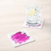 Hinzufügen von Name Bearbeiten Text, den Sie in Ma Rechteckiger Pappuntersetzer (Vor Ort)