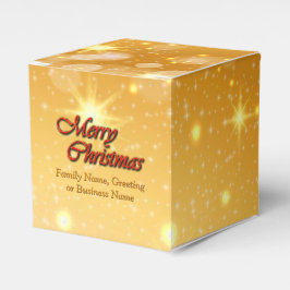 Hinzufügen von Name Bearbeiten Text passend Weihna Geschenkschachtel