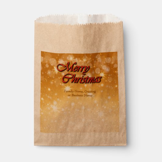 Hinzufügen von Name Bearbeiten Text passend Weihna Geschenktütchen (Vorderseite)