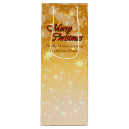 Hinzufügen von Name Bearbeiten Text passend Weihna Geschenktüte Für Weinflaschen