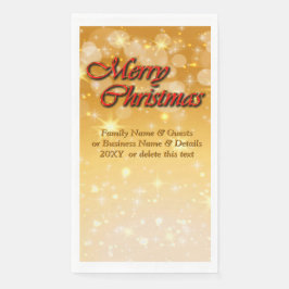 Hinzufügen von Name Bearbeiten Text passend Weihna Serviette