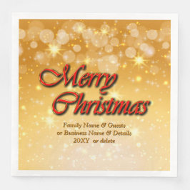 Hinzufügen von Name Bearbeiten Text passend Weihna Serviette