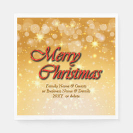 Hinzufügen von Name Bearbeiten Text passend Weihna Serviette