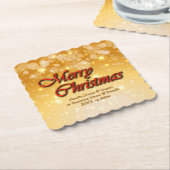 Hinzufügen von Name Bearbeiten Text passend Weihna Untersetzer (angewinkelt)