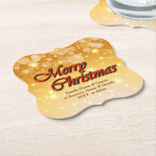 Hinzufügen von Name Bearbeiten Text passend Weihna Untersetzer (angewinkelt)