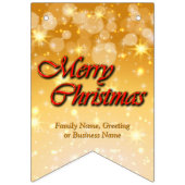 Hinzufügen von Name Bearbeiten Text passend Weihna Wimpelkette (Erste Fahne)