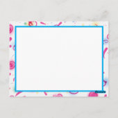 HINZUFÜGEN VON NAME & CUSTOMIZE JAHR AM GLÜCKLICHE POSTKARTE (Rückseite)