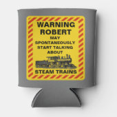 Hinzufügen von Namen Ändern ALLER TEXT-Warnhinweis Dosenkühler (Vorderseite)