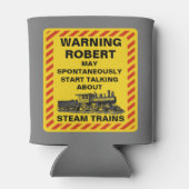 Hinzufügen von Namen Ändern ALLER TEXT-Warnhinweis Dosenkühler (Rückseite)