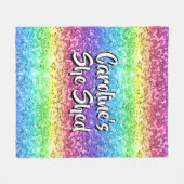 Hinzufügen von Namen Ändern eines Textes, den sie  Fleecedecke (Vorderseite (Horizontal))