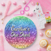 Hinzufügen von Namen Ändern eines Textes, den sie  Pappteller (Party)