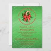 Hinzufügen von Namen ändern Text Red Green Weihnac Einladung (Vorderseite)