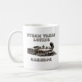 Hinzufügen von Namen ändern Text Steam Train Love  Kaffeetasse (Links)