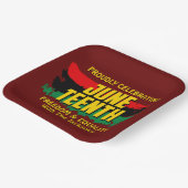 Hinzufügen von Namen Bearbeiten Text feiert Junete Pappteller (Gewinkelt)