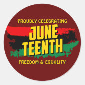 Hinzufügen von Namen Bearbeiten Text feiert Junete Runder Aufkleber (Vorderseite)