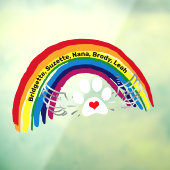 Hinzufügen von Namen für benutzerdefinierte Rainbo Fensteraufkleber (Blatt 3)