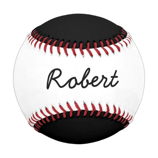 Hinzufügen von Namen für benutzerdefinierte schwar Baseball (Vorderseite)