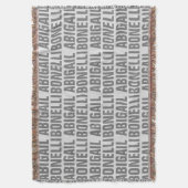 Hinzufügen von Namen minimalistisch fett modernen  Decke (Vorderseite Vertikal)